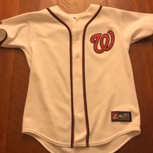 White Stephen Strasburg Nationals MLB jersey